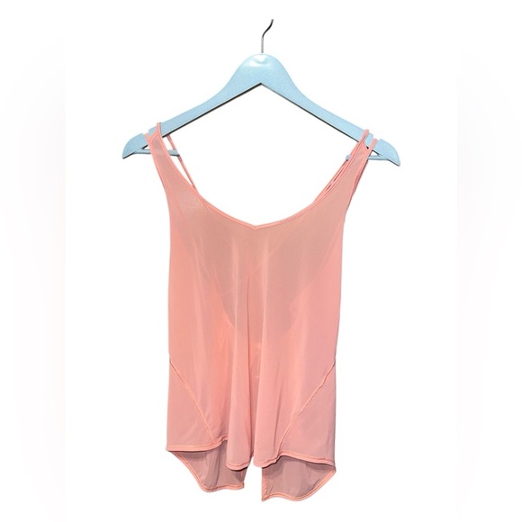 Lululemon Sheer Tie-Back Tank – Pink – Size 4 - Picture 1 of 4